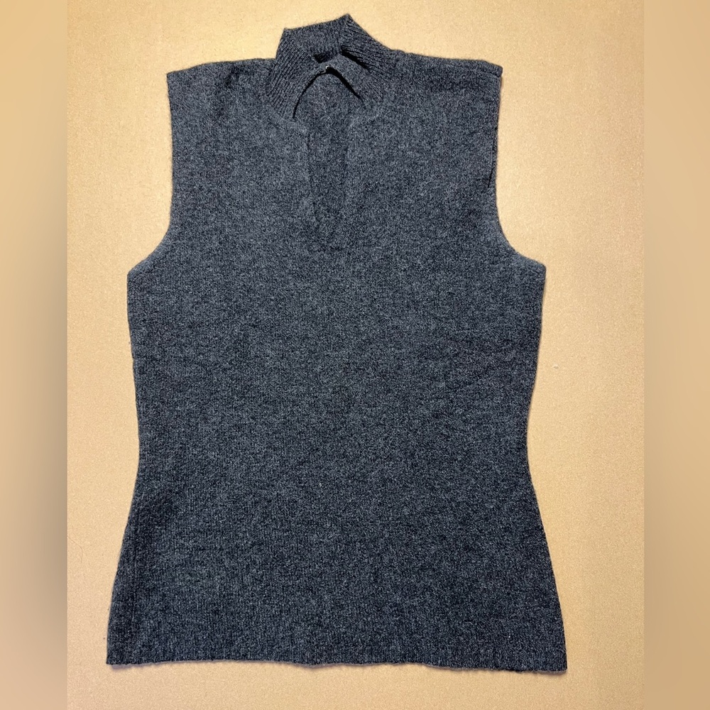 Jenne Maac Sleeveless Cashmere Sweater